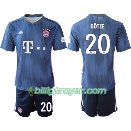 Billige Fotballdrakter FC Bayern München GOTZE 20 Barn Tredjedraktsett 2018/19 Kortermet